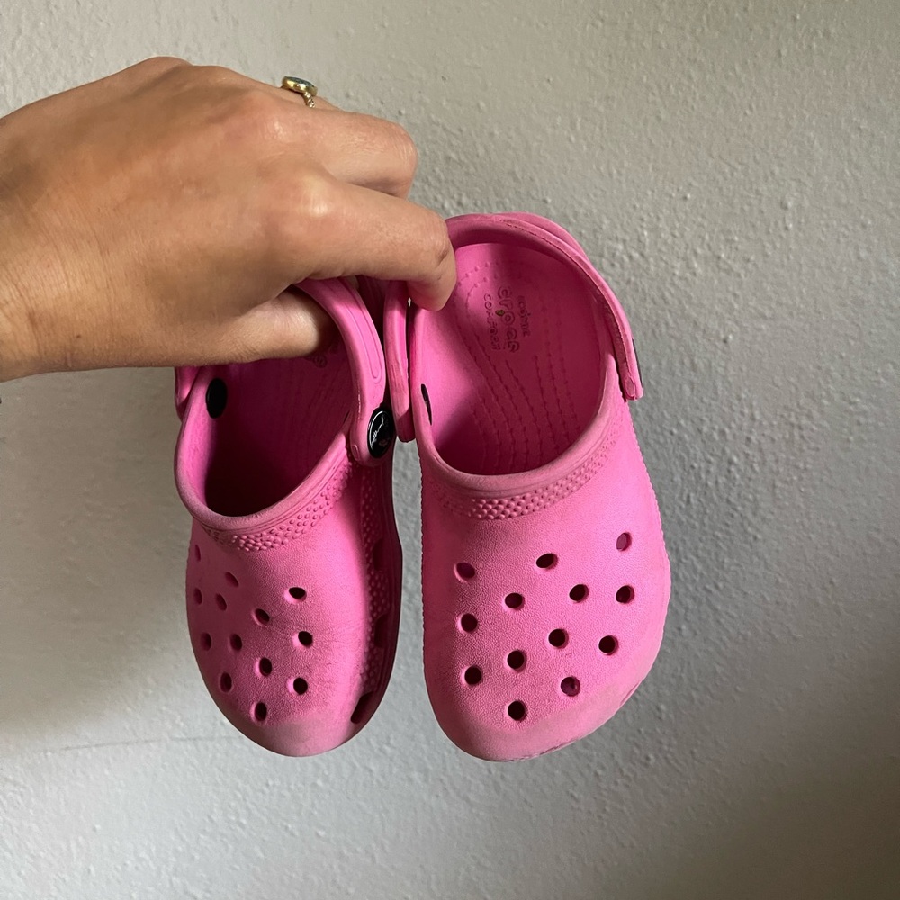 Pink Size 8 Toddler Girls Crocs